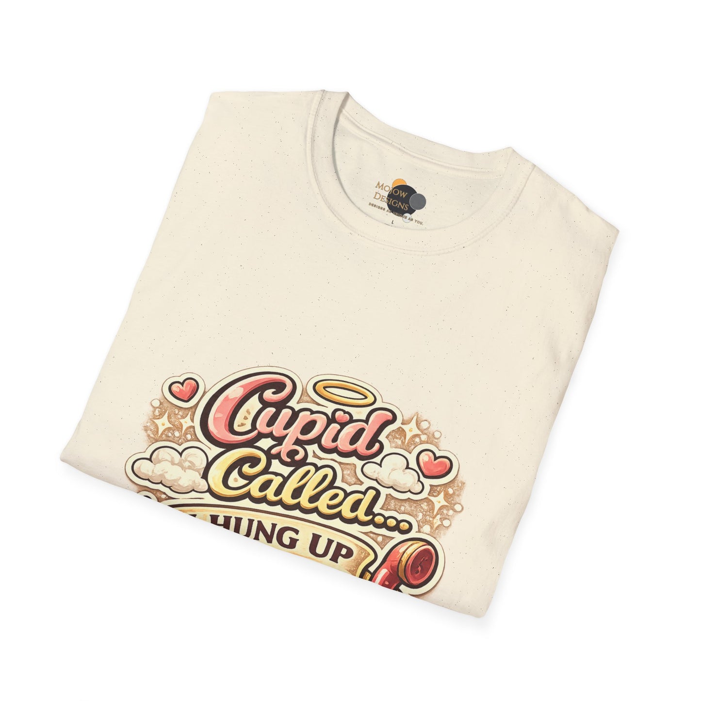 T‑Shirt — "Cupid Called... I Hung Up" Vintage Valentine Graphic Tee