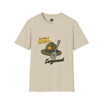 Grill Sergeant Unisex T-Shirt | Fun BBQ Gift, Casual Summer Wear, Cooking Enthusiast Tee, Father's Day Present, Outdoor Apparel