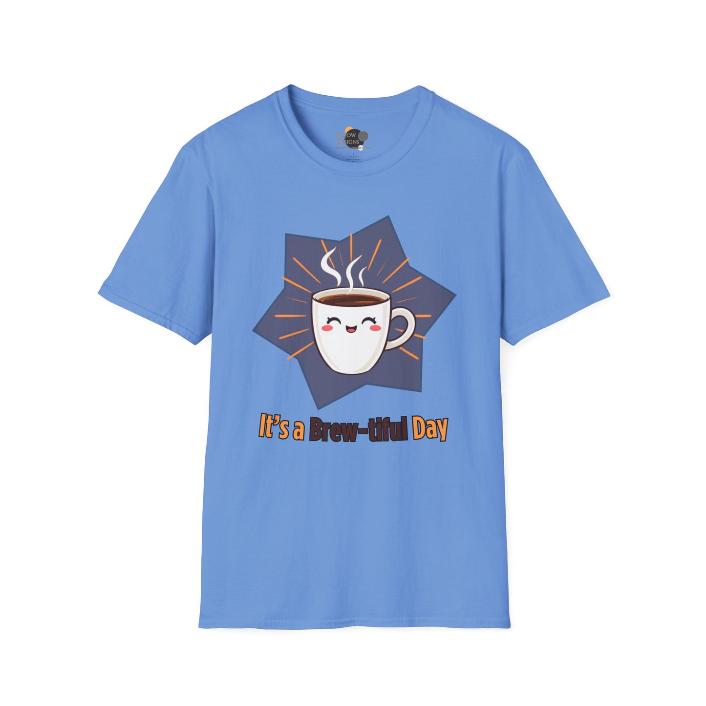 Unisex Coffee Lover T-Shirt, It's a Brew-tiful Day Tee, Gift for Baristas, Cute Coffee Shirt, Casual Everyday Wear, Birthday Gift
