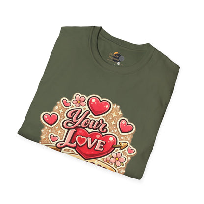 Valentine 'Your Love Looks Good On Me' Graphic T-Shirt