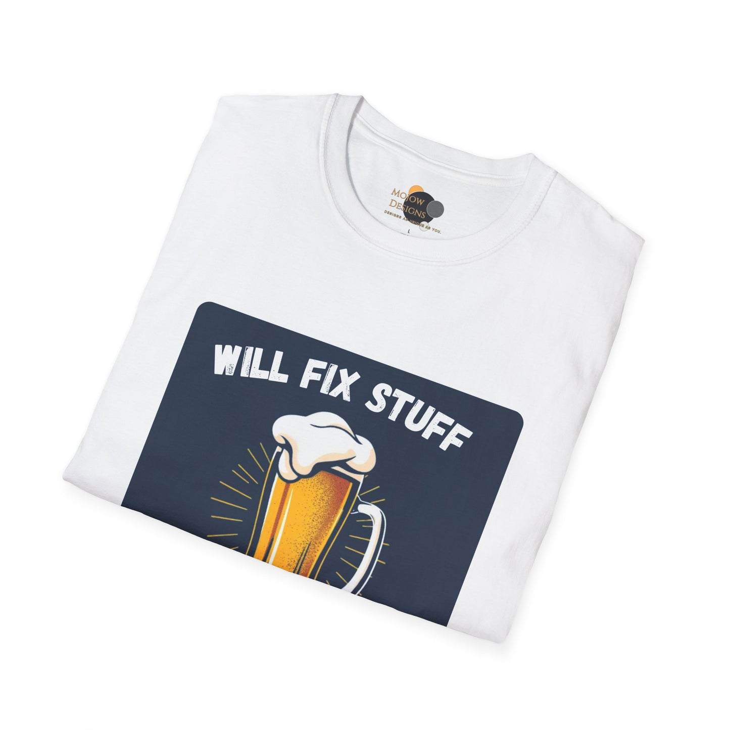 Funny Beer Fix Shirt | Unisex Softstyle Tee for Beer Lovers, Great Gift for Father's Day, Birthdays, Casual Wear, DIY Enthusiasts