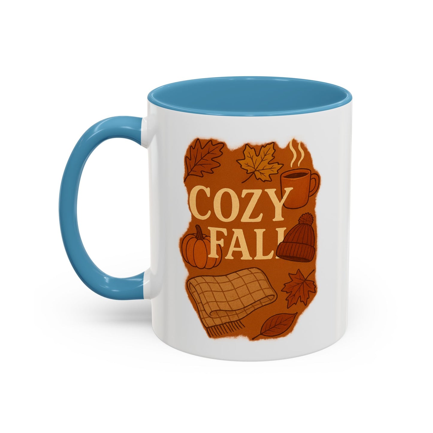Cozy Fall Accent Coffee Mug | Seasonal Drinkware | Autumn Vibes | Perfect Gift for Fall | Home Decor | Coffee Lover's Companion