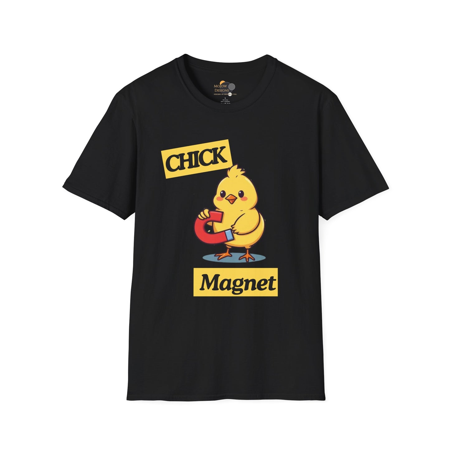 Chick Magnet T-Shirt, Cute Unisex Tee, Funny Gift for Kids or Adults, Spring and Easter Apparel, Softstyle Graphic Shirt