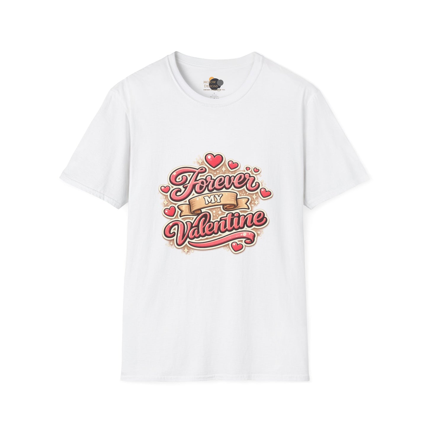 Forever My Valentine Retro Hearts T-Shirt