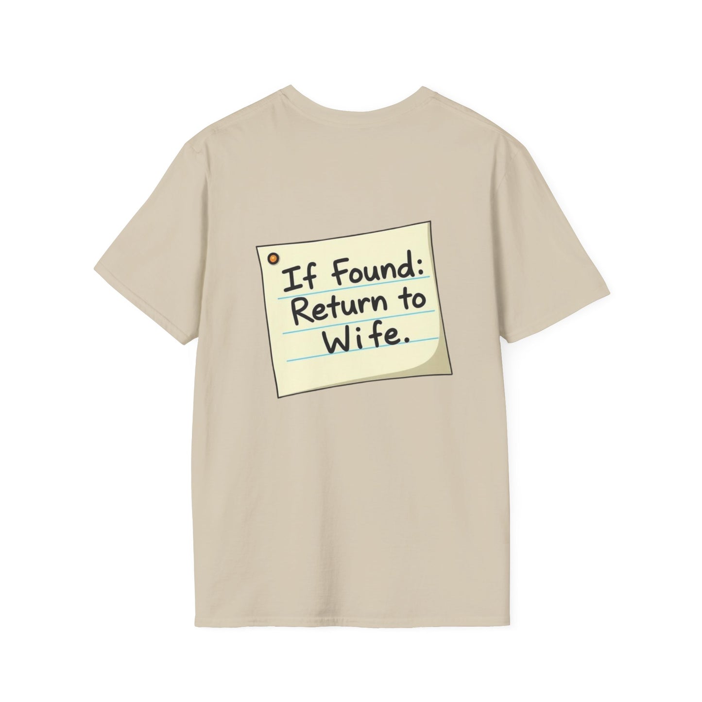 Return To Wife T-Shirt, Funny Husband Shirt, Gift for Him, Humor Apparel, Quirky Tee, Anniversary Present, Casual Wear