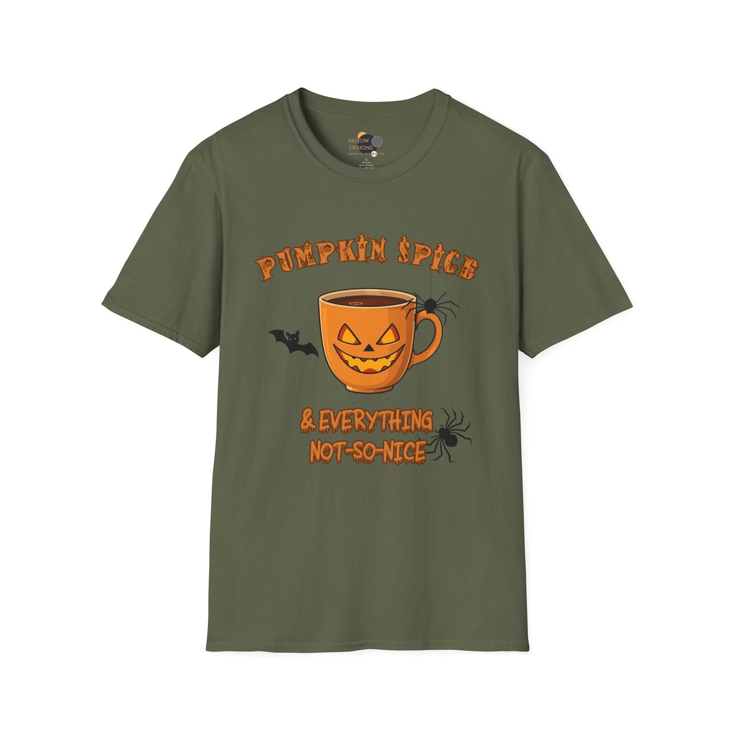 Pumpkin Spice Unisex T-Shirt | Cozy Fall Tee, Halloween Shirt, Autumn Apparel, Casual Outfit, Gift for Pumpkin Lovers