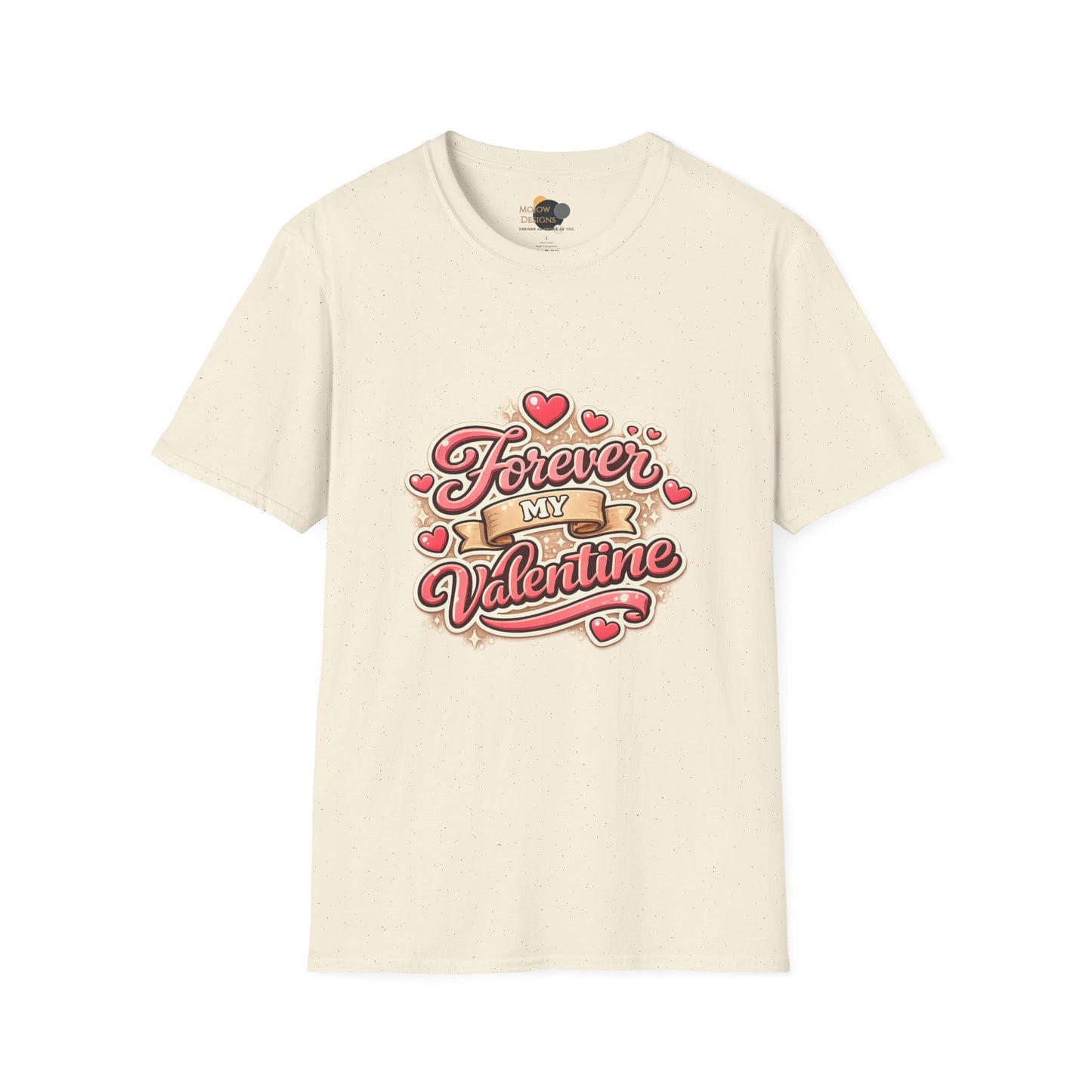 Forever My Valentine Retro Hearts T-Shirt