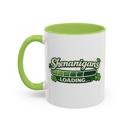 Shenanigans Loading Coffee Mug — St. Patrick’s Day Accent Mug