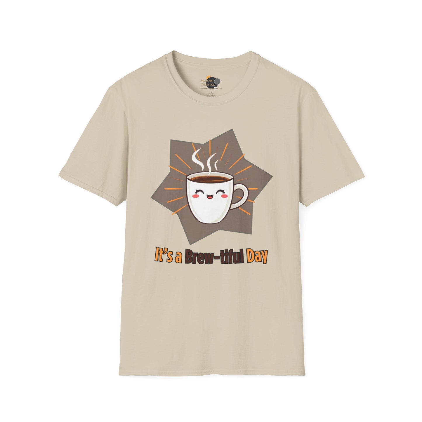 Unisex Coffee Lover T-Shirt, It's a Brew-tiful Day Tee, Gift for Baristas, Cute Coffee Shirt, Casual Everyday Wear, Birthday Gift