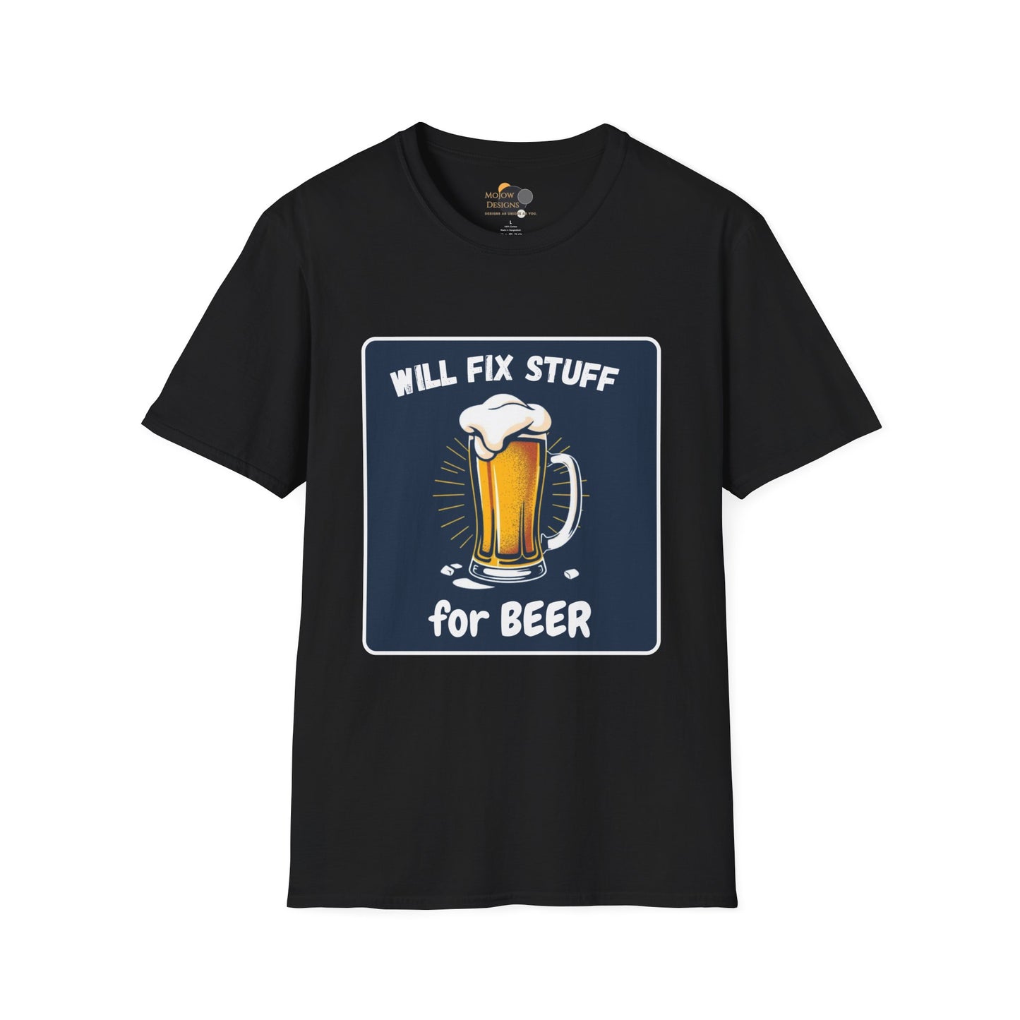 Funny Beer Fix Shirt | Unisex Softstyle Tee for Beer Lovers, Great Gift for Father's Day, Birthdays, Casual Wear, DIY Enthusiasts