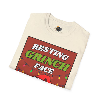 Grinch 'Resting Grinch Face' Christmas T‑Shirt