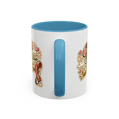 Cupid Called... I Hung Up Coffee Mug — Funny Valentine’s Day Accent Mug