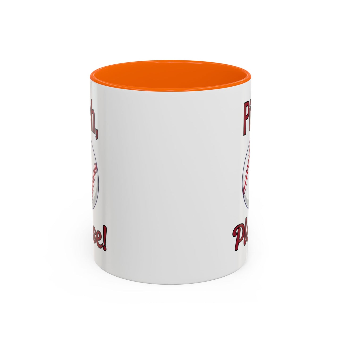 Baseball-Themed Coffee Mug, Pitch Please! Mug, Sporty Gift for Baseball Fans, Fun Drinks for Game Day, Unique Coffee Cup