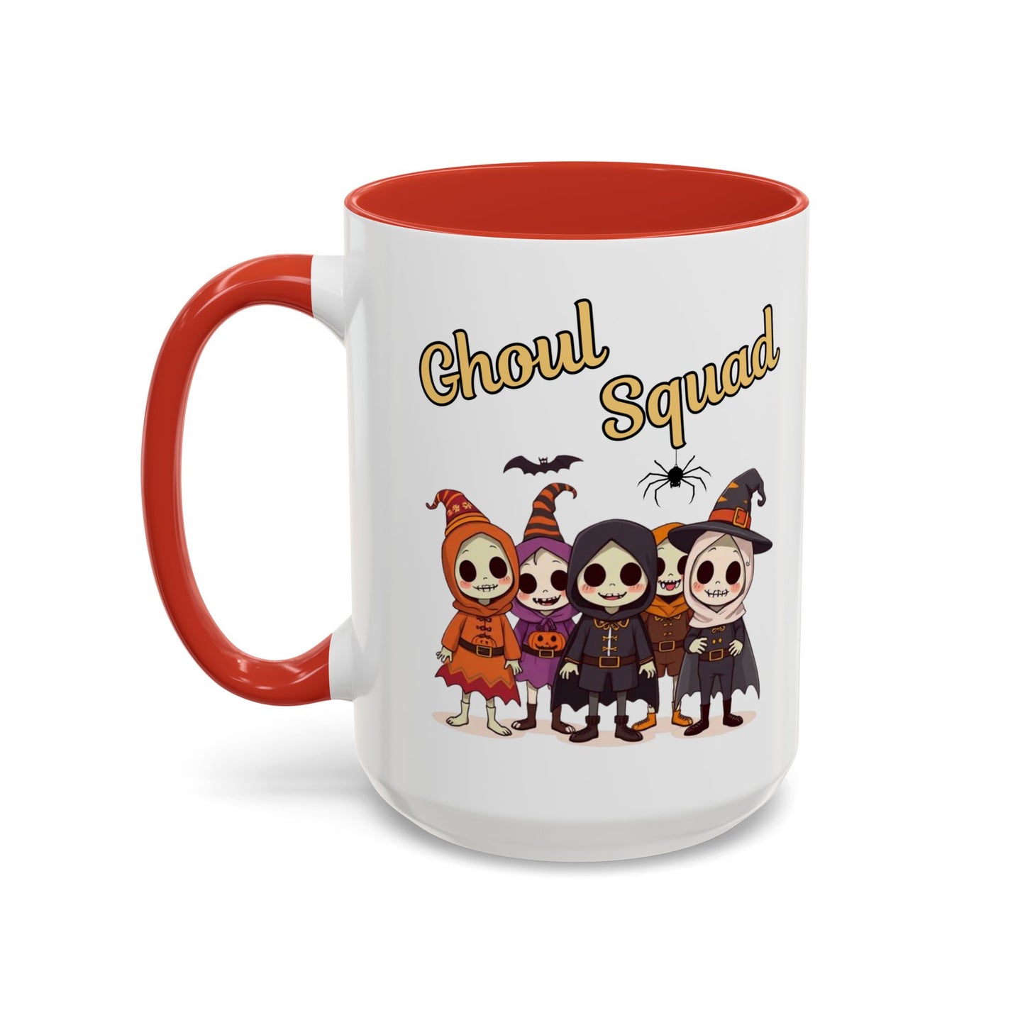 Ghoul Squad Coffee Mug - Perfect for Halloween Parties, Trick-or-Treating, or Everyday Use - Fun Spooky Gift, Holiday Decor, Novelty Mug, Fall