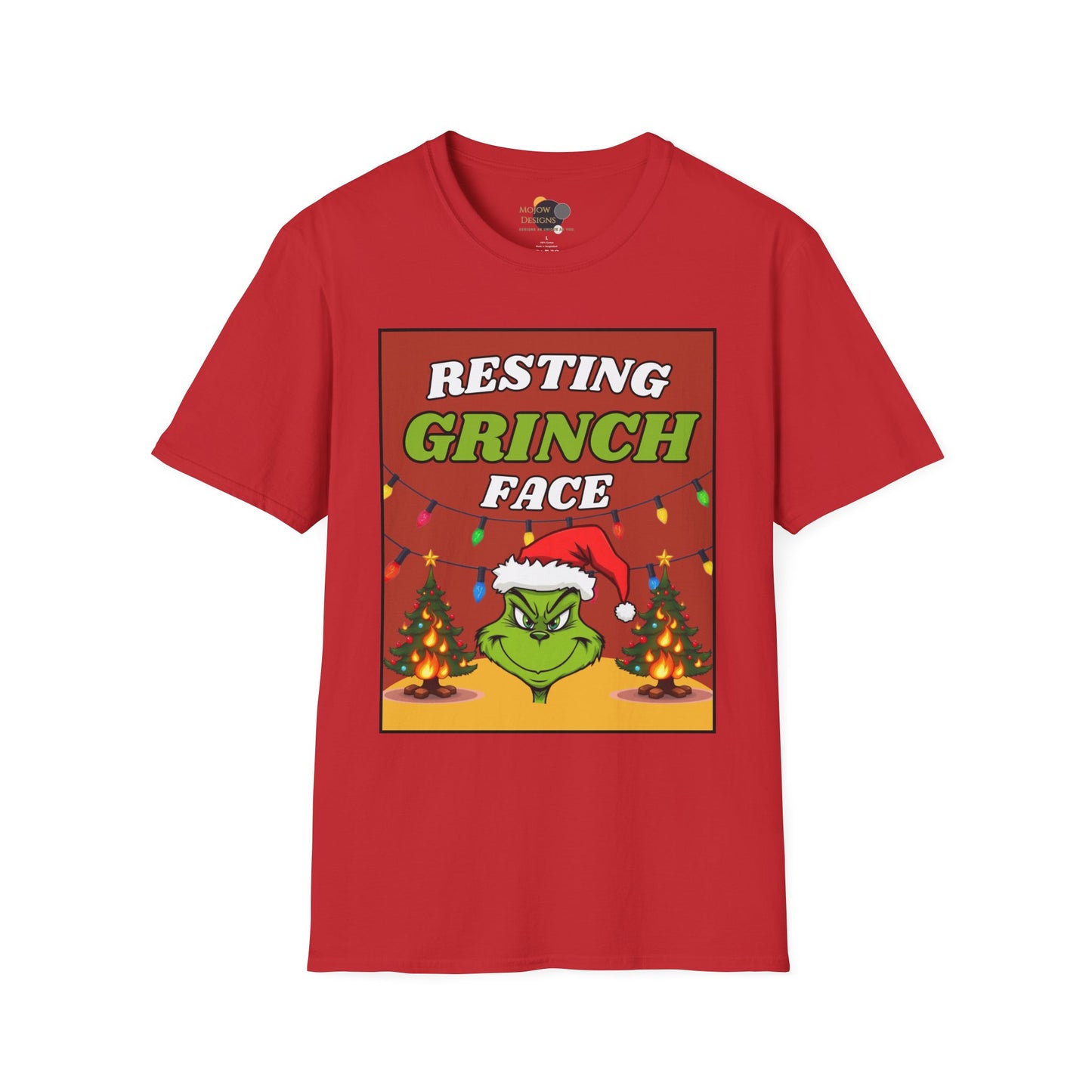 Grinch 'Resting Grinch Face' Christmas T‑Shirt