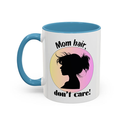 Mom Hair Coffee Mug - Stylish Gift for Moms, Caffeinated Humor Mug, Cute Kitchen Decor, Sweet Gift for Mother's Day, Funny Coffee Cup