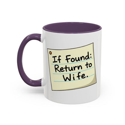Humorous Coffee Mug - Perfect Gift for Husband, Funny Office Mug, Marriage Humor, Personalized Drinkware, Everyday Use