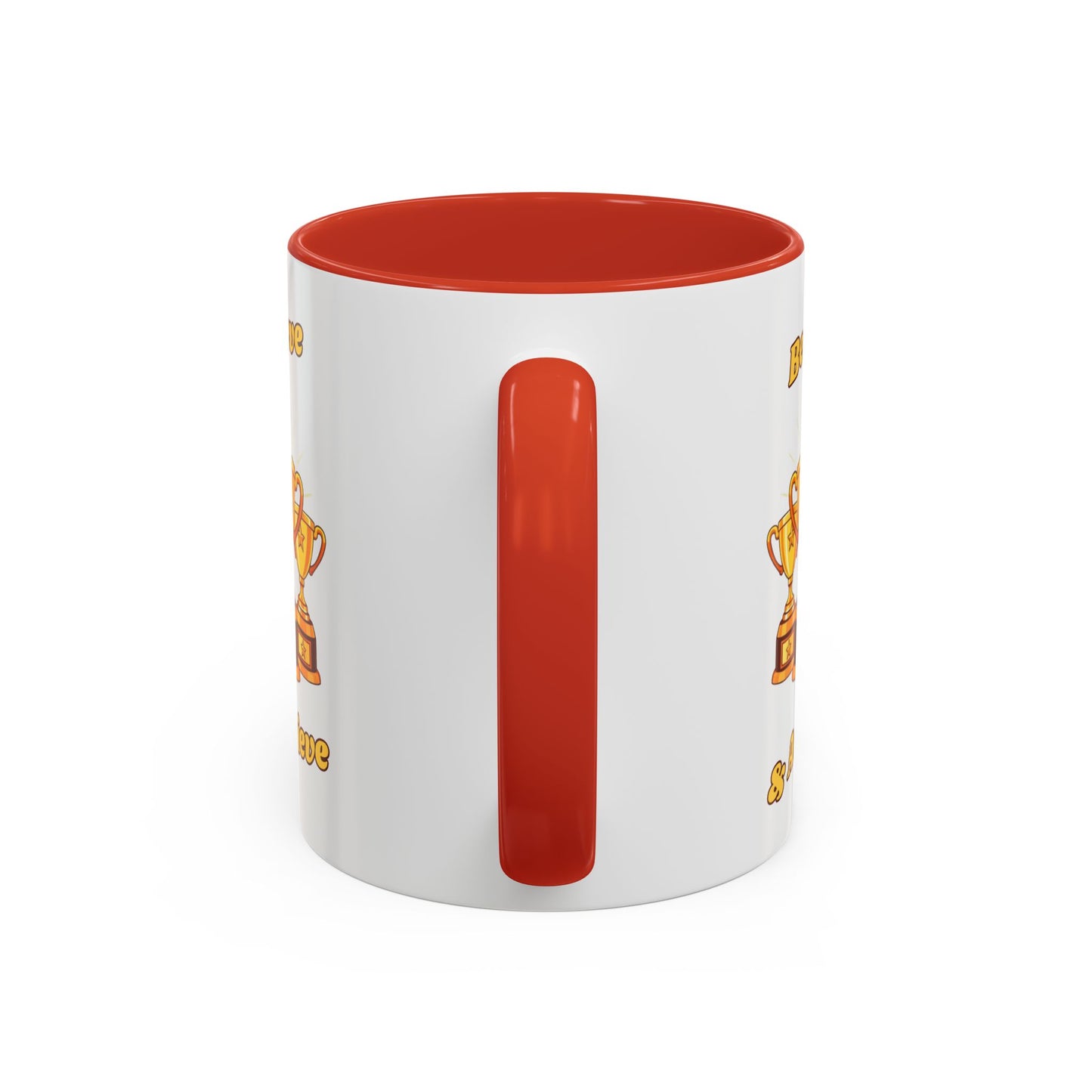 Award-Winning Coffee Mug, Believe & Achieve Cup, Motivational Gift for Winners, Sports, Achievements, Graduation