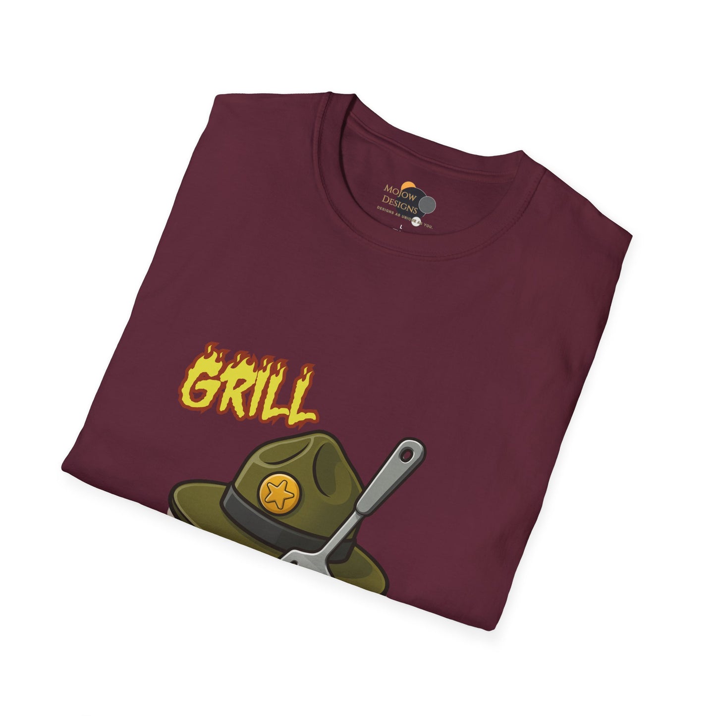 Grill Sergeant Unisex T-Shirt | Fun BBQ Gift, Casual Summer Wear, Cooking Enthusiast Tee, Father's Day Present, Outdoor Apparel