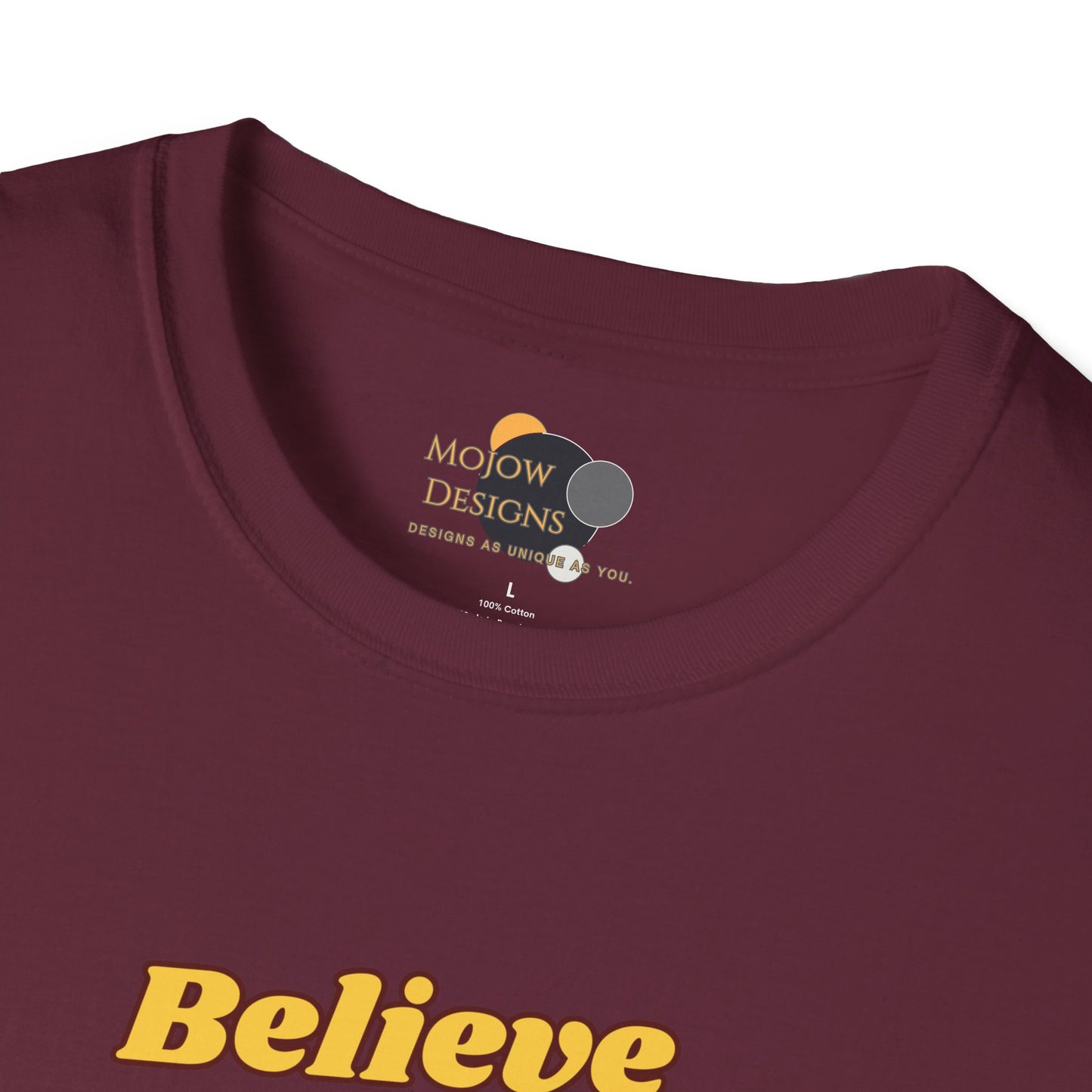 Believe & Achieve Motivational T-Shirt, Unisex Casual Tee, Perfect for Achievers, Gift for Graduations, Sports Events, or Daily Inspiration