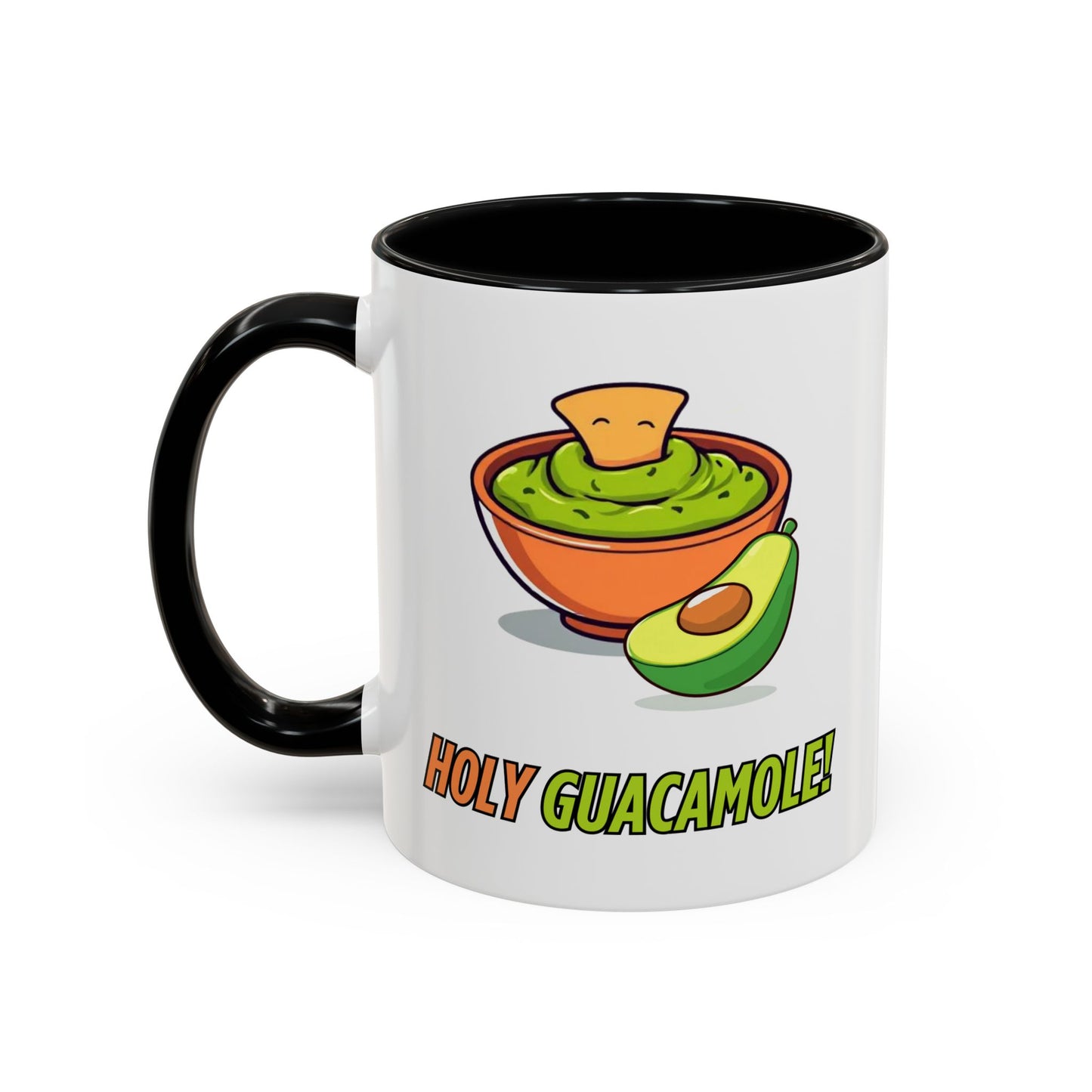 Holy Guacamole Coffee Mug, Fun Avocado Tea Cup, Quirky Kitchenware, Unique Gift for Food Lovers, Vibrant Drinkware