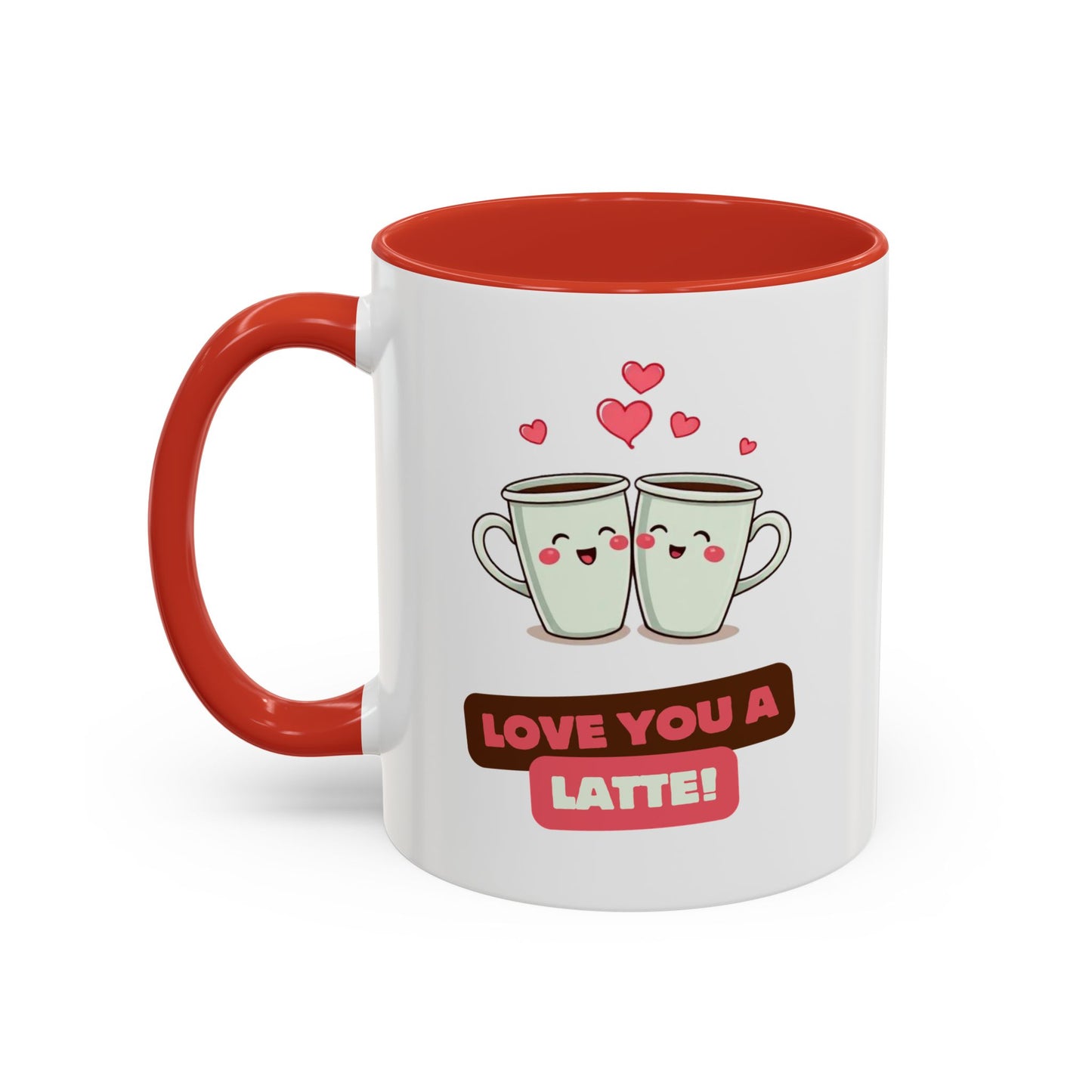 Cute Love You a Latte Coffee Mug for Couples, Valentines Gift, Fun Coffee Cup, Relationship Memento, Personalized Drinkware, Gifting