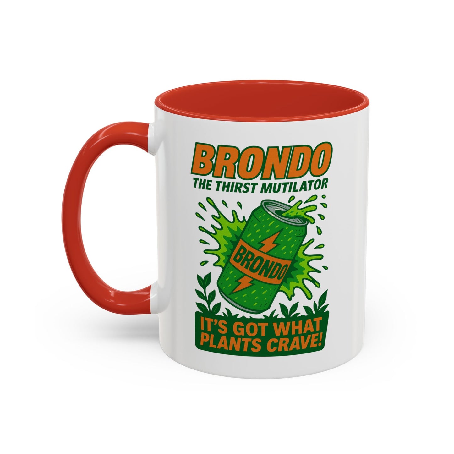Brondo Accent Coffee Mug - Funny Gift for Coffee Lovers, Unique Office Mug, Gag Gift for Friends, Quirky Kitchenware, Novelty Drinkware