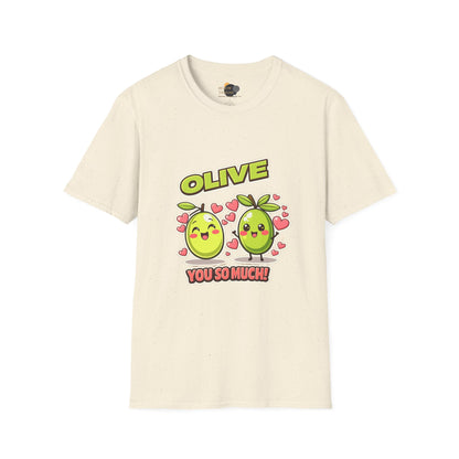 Olive You So Much T-Shirt — Cute Kawaii Olive Couple Valentine Tee