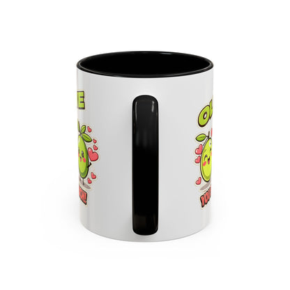Olive You So Much Accent Coffee Mug, Valentines Day