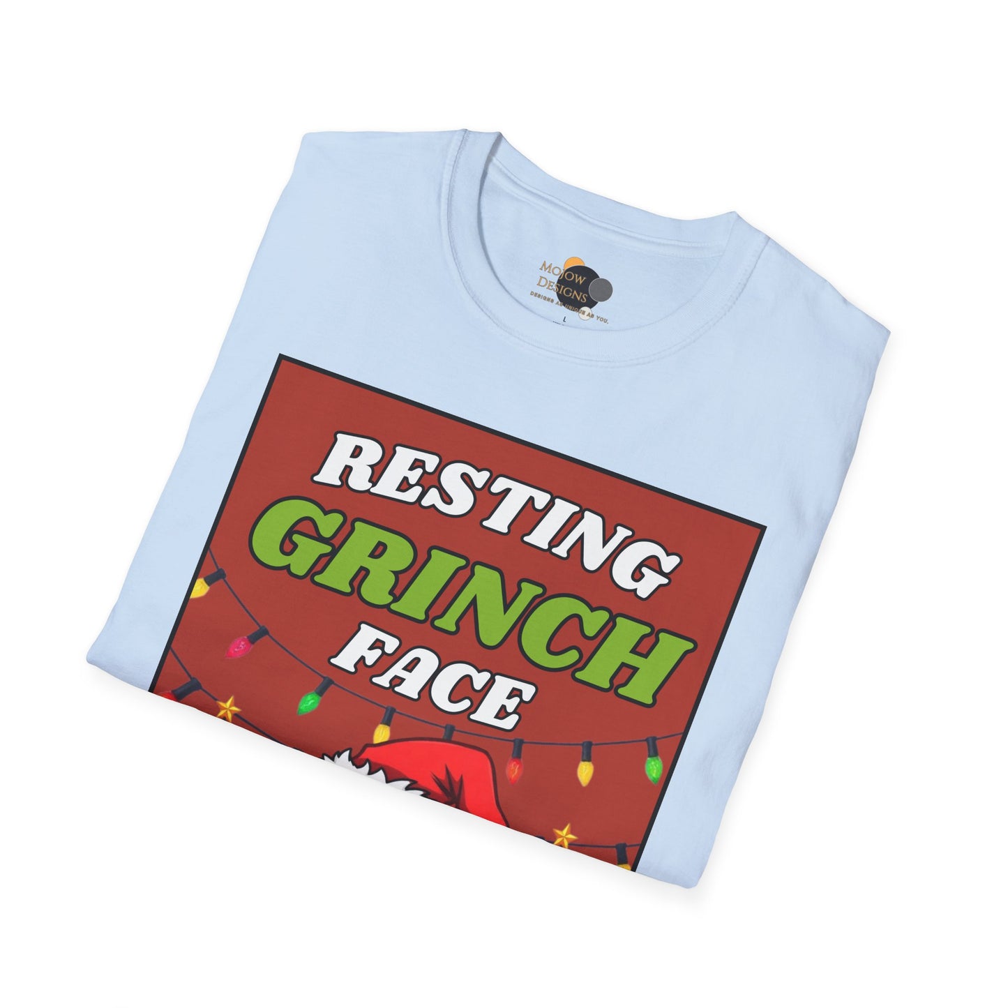 Grinch 'Resting Grinch Face' Christmas T‑Shirt