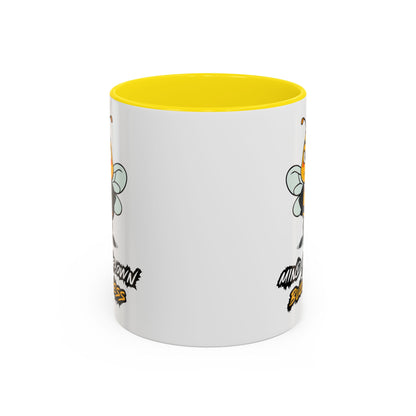 Mind Your Own Buzz-ness Accent Coffee Mug | Funny Bee Gift for Coffee Lovers, Bee Lover Mug, Humorous Kitchen Decor, Perfect for Gifts, Spring Time