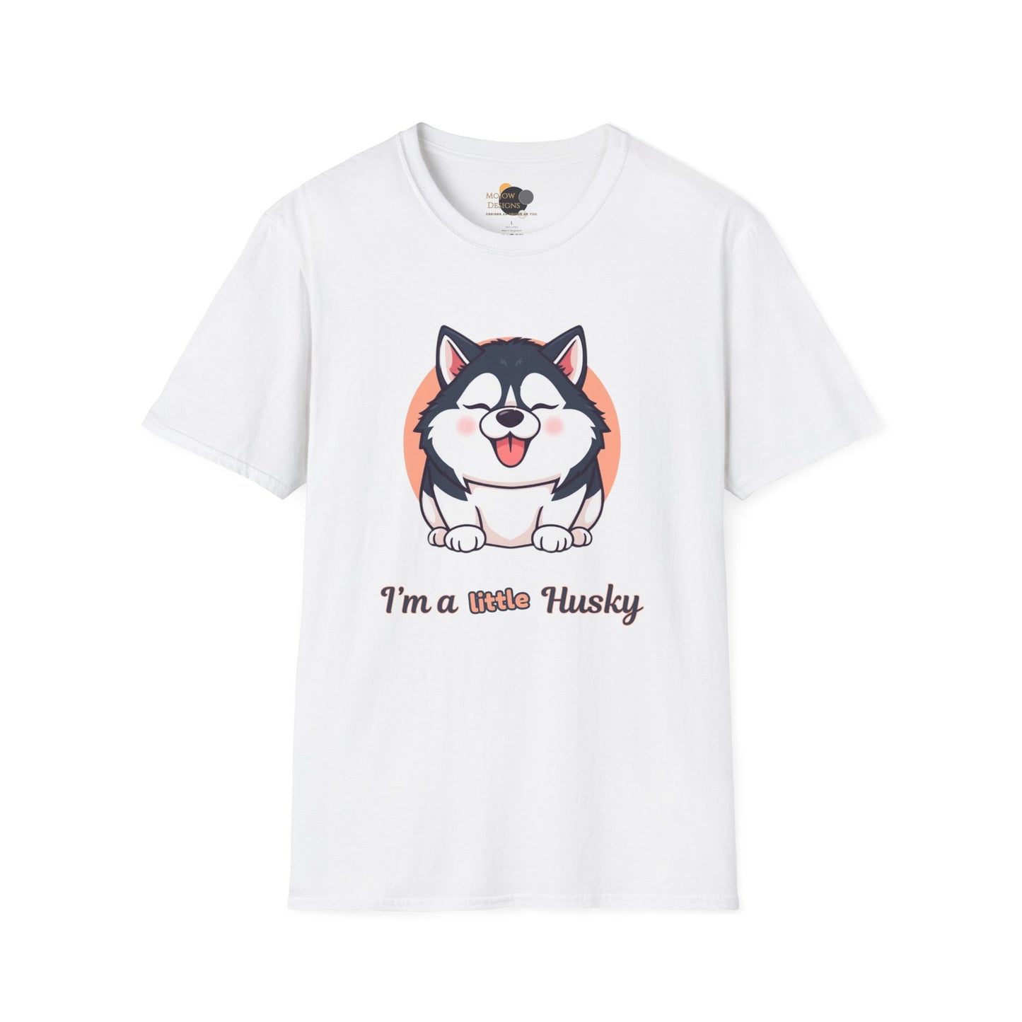 Cute Husky T-Shirt, Unisex Dog Lover Tee, Pet Owner Gift, Summer Apparel, Funny Animal Shirt, Casual Wear