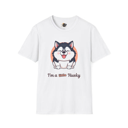 Cute Husky T-Shirt, Unisex Dog Lover Tee, Pet Owner Gift, Summer Apparel, Funny Animal Shirt, Casual Wear