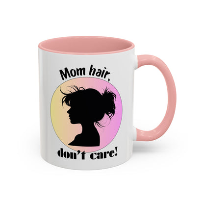Mom Hair Coffee Mug - Stylish Gift for Moms, Caffeinated Humor Mug, Cute Kitchen Decor, Sweet Gift for Mother's Day, Funny Coffee Cup