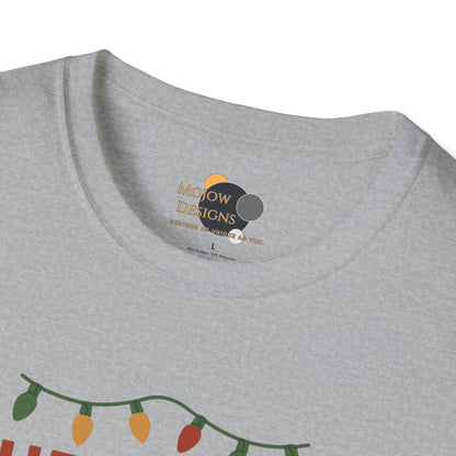 Christmas Lights & Comfy Nights T-Shirt — Cozy Holiday Graphic Tee
