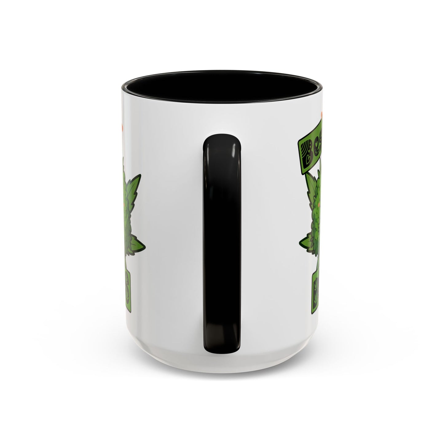 Best Buds Accent Coffee Mug, Cute Plant Mug, Gift for Plant Lovers, Pothead Gifts, Cannabusiness Mug