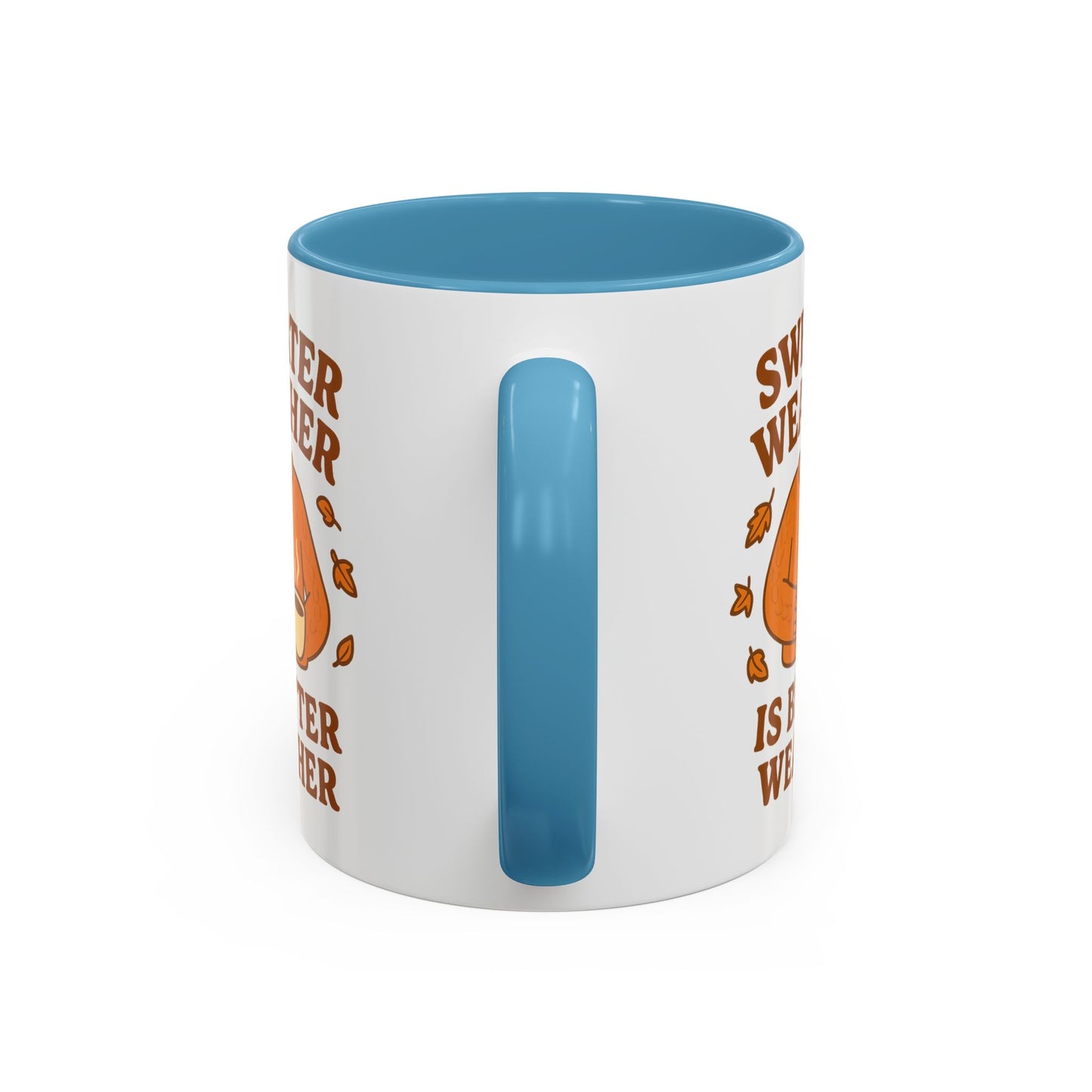 Cozy Fall Mug with Sweater Weather Design, Autumn Coffee Mug, Cute Gift for Pumpkin Spice Lovers, Hot Chocolate, Thanksgiving, Fall Decor