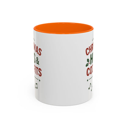Christmas Hits & Cozy Fits Coffee Mug — Holiday Music & Cozy Outfit Gift