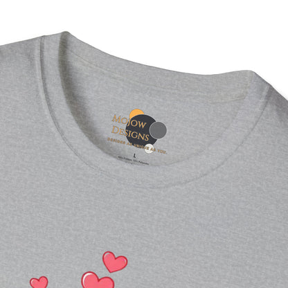 Love You a Latte Unisex T-Shirt, Cute Coffee Shirt, Valentine's Day Gift, Coffee Lover Tee, Fun Graphic Tee