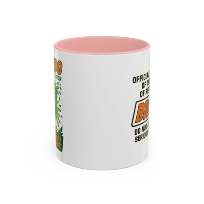 Brondo Accent Coffee Mug - Funny Gift for Coffee Lovers, Unique Office Mug, Gag Gift for Friends, Quirky Kitchenware, Novelty Drinkware