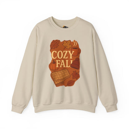 Cozy Fall Crewneck Sweatshirt, Autumn Apparel, Unisex Sweatshirt, Fall Fashion, Thanksgiving Gift, Cozy Sweater