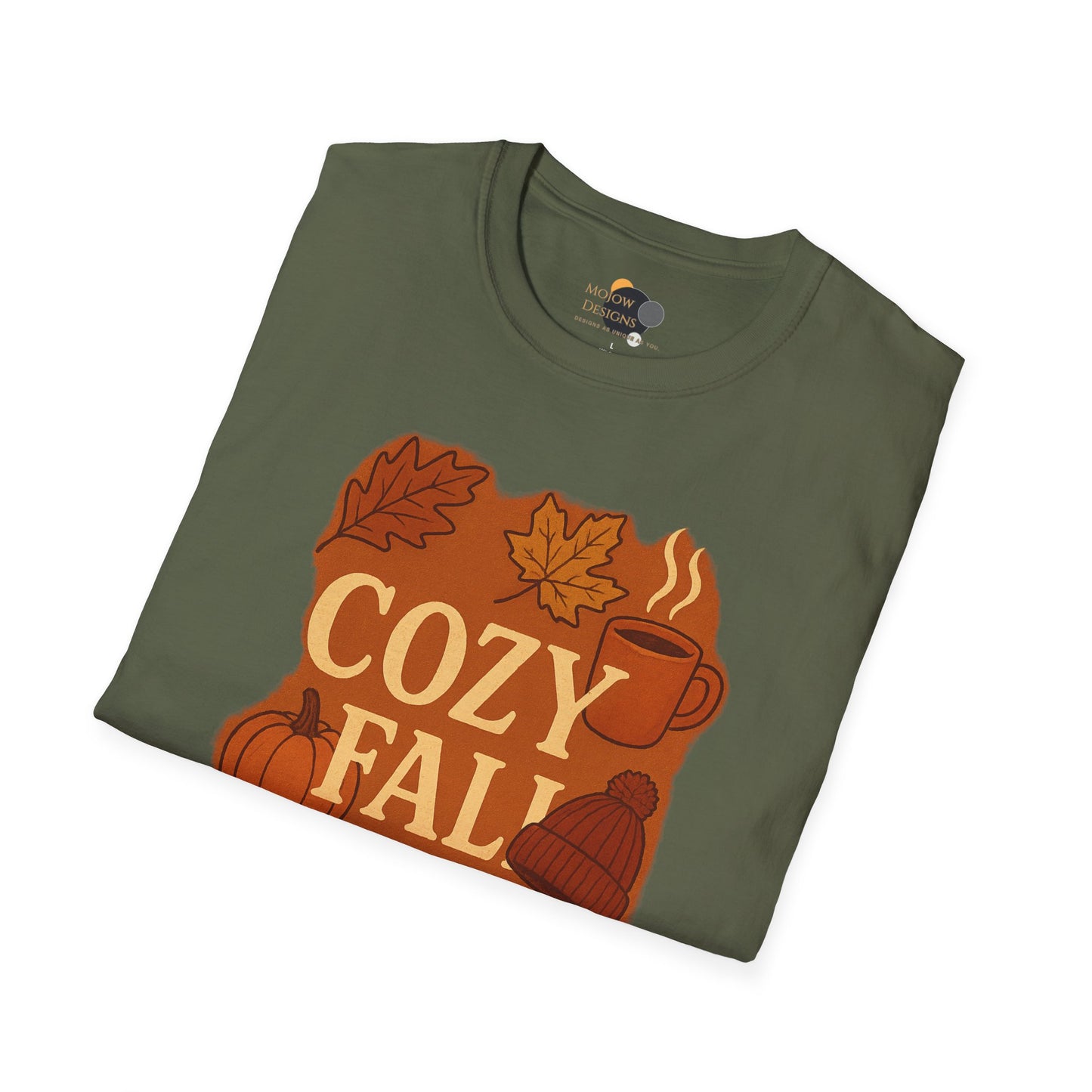 Cozy Fall Unisex T-Shirt, Autumn Tee, Seasonal Wear, Fall Fashion, Thanksgiving Gift, Pumpkin Spice Shirt