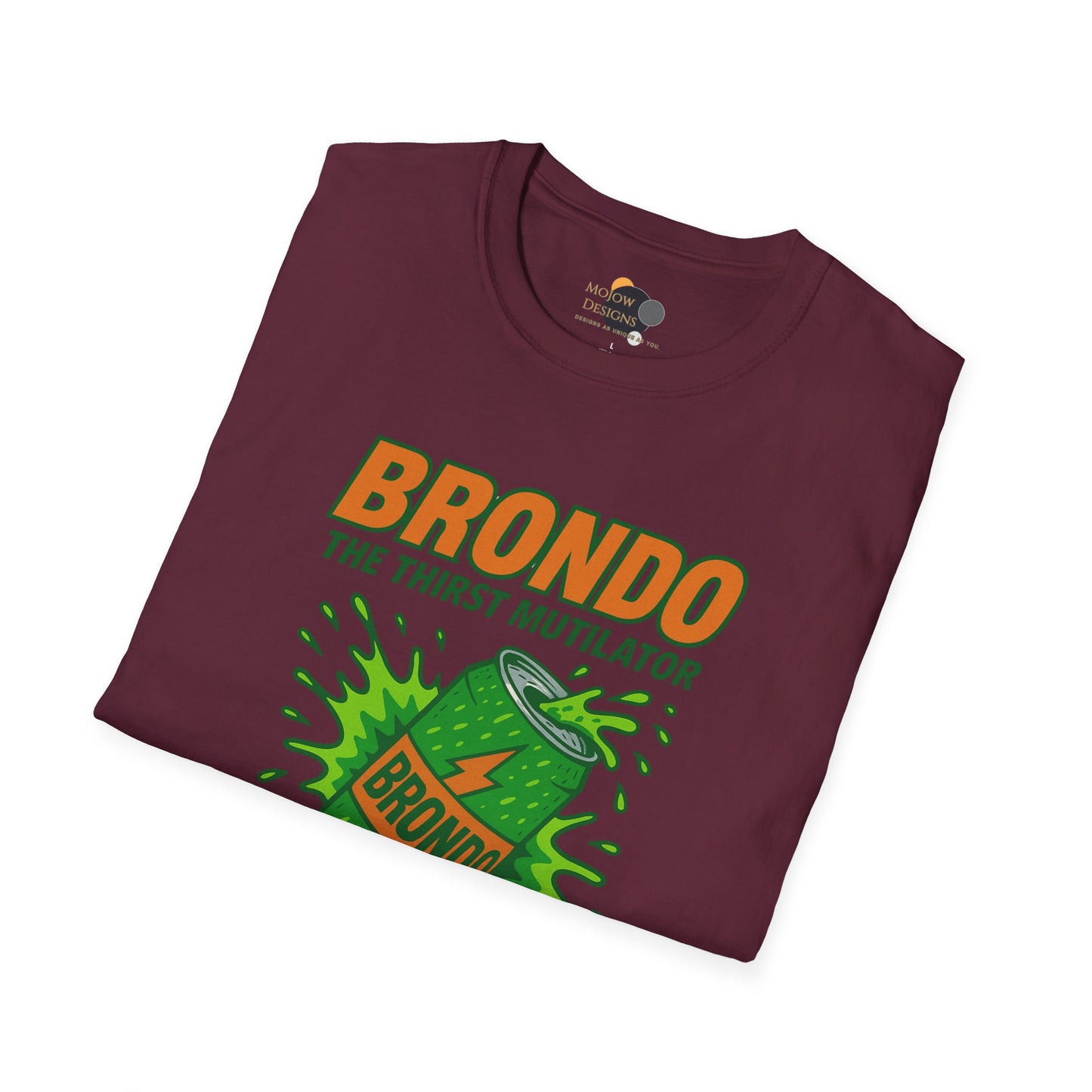 Unisex Brondo Softstyle T-Shirt - Retro Vintage Vibe, Perfect Gift for Fans, Casual Wear, Summer Events, Fun Party Outfit