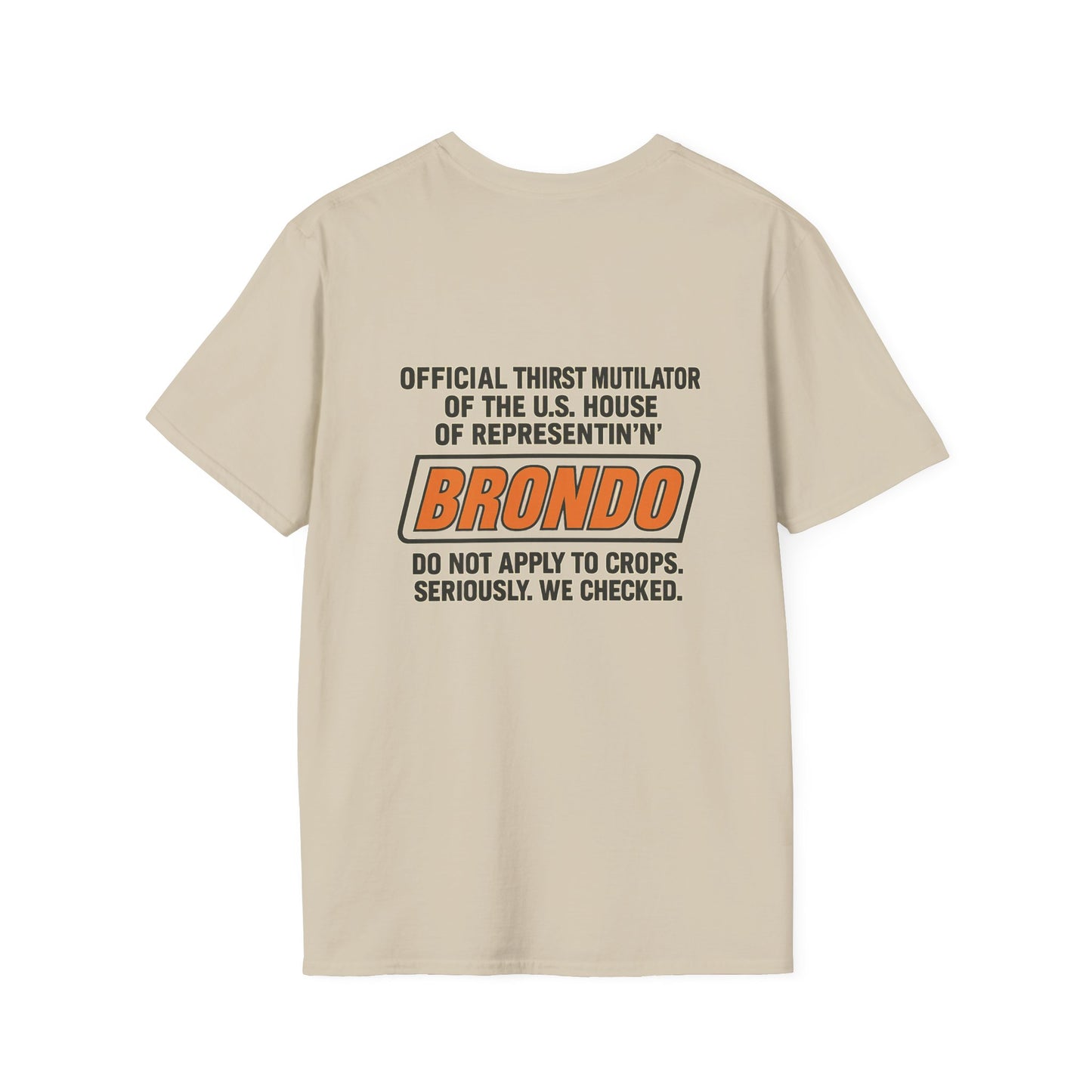 Unisex Brondo Softstyle T-Shirt - Retro Vintage Vibe, Perfect Gift for Fans, Casual Wear, Summer Events, Fun Party Outfit
