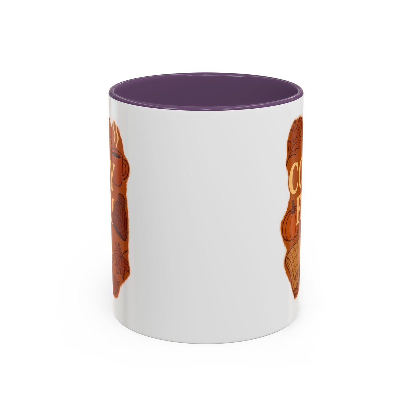 Cozy Fall Accent Coffee Mug | Seasonal Drinkware | Autumn Vibes | Perfect Gift for Fall | Home Decor | Coffee Lover's Companion