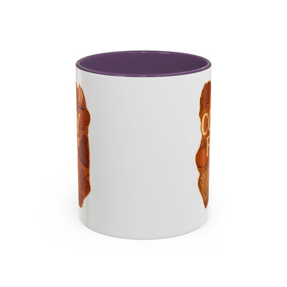 Cozy Fall Accent Coffee Mug | Seasonal Drinkware | Autumn Vibes | Perfect Gift for Fall | Home Decor | Coffee Lover's Companion