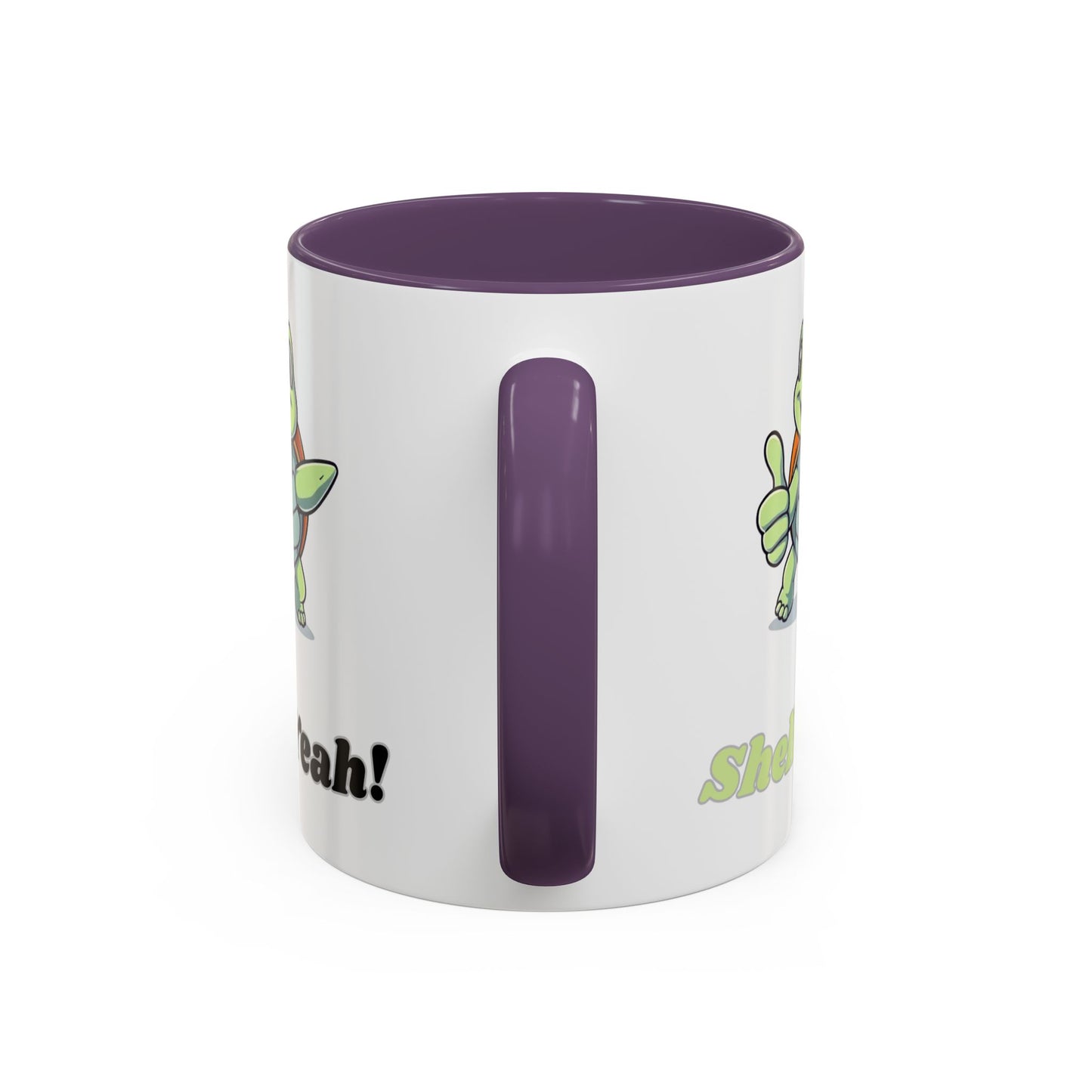 Cheerful Coffee Mug, Shell Yeah! Turtle Mug, Fun Gift for Kids, Cute Kitchen Decor, Positive Vibe Cup, Animal Lover Gift