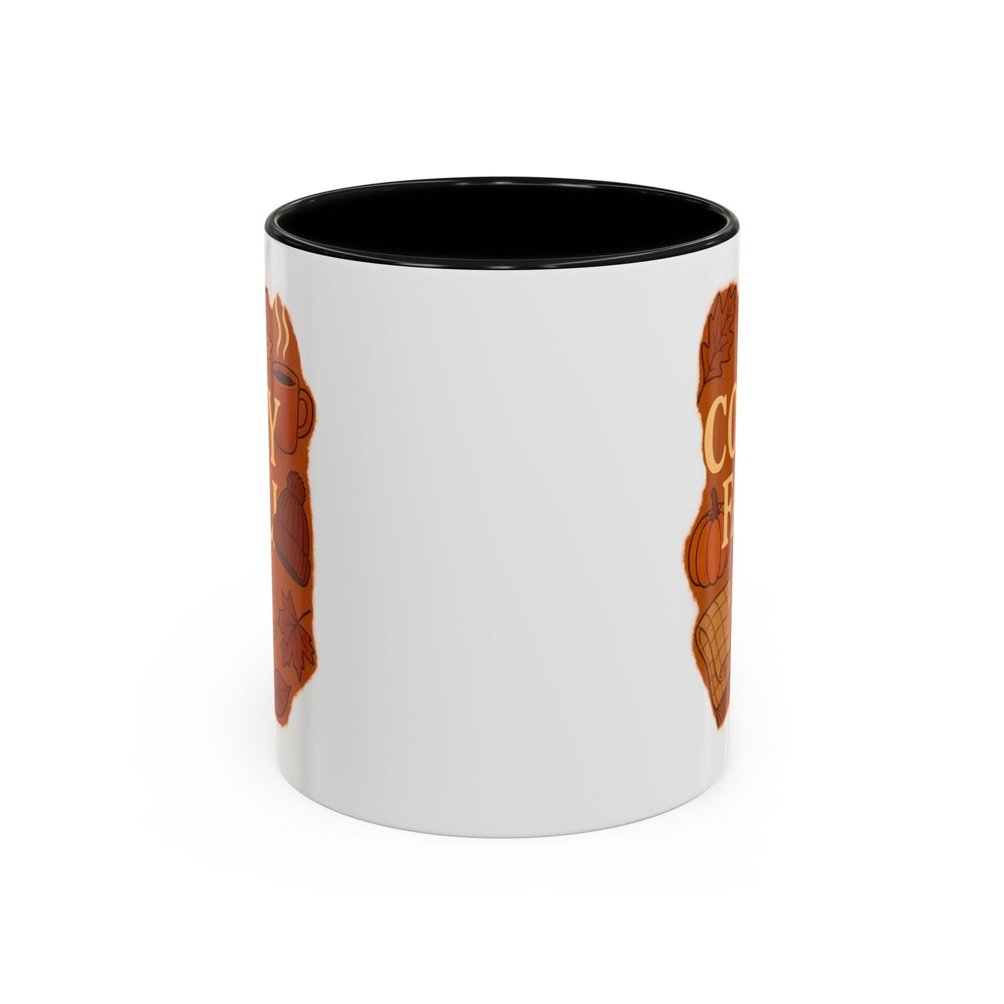 Cozy Fall Accent Coffee Mug | Seasonal Drinkware | Autumn Vibes | Perfect Gift for Fall | Home Decor | Coffee Lover's Companion
