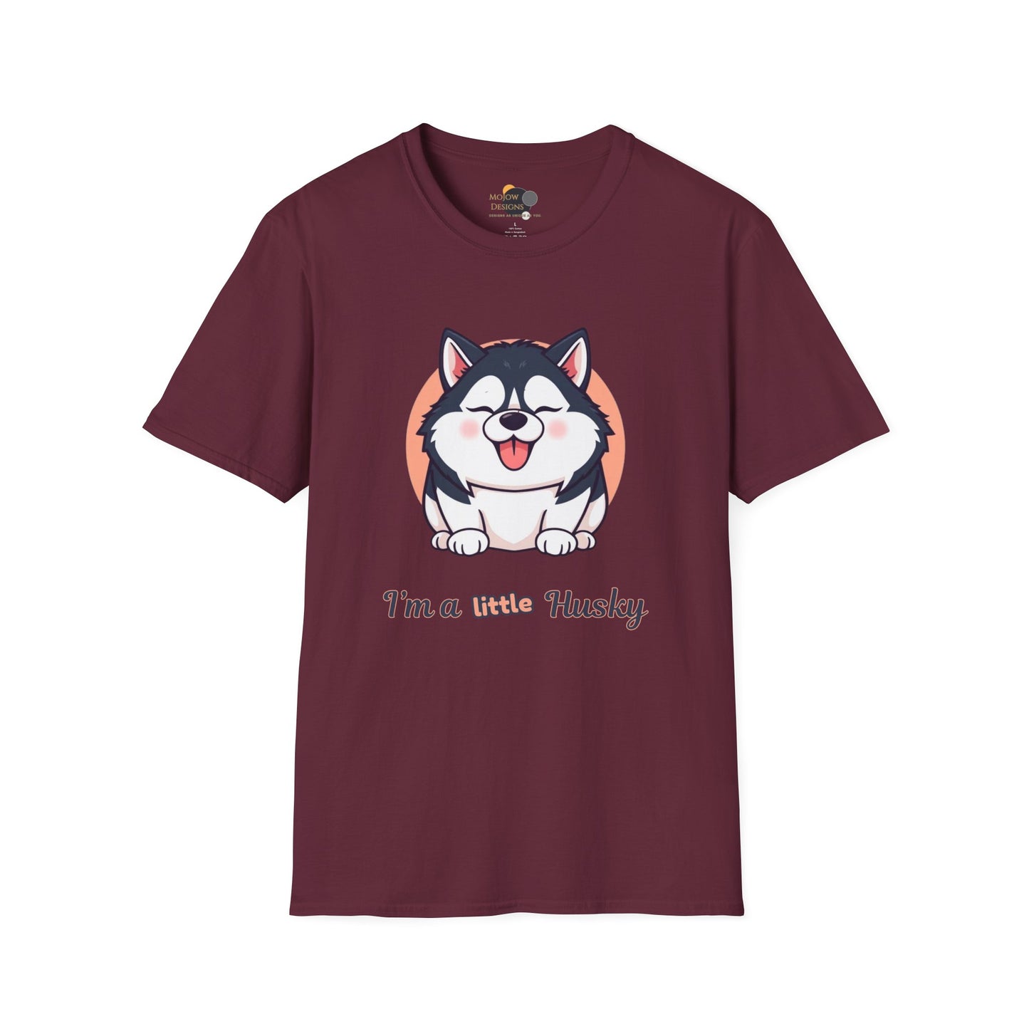 Cute Husky T-Shirt, Unisex Dog Lover Tee, Pet Owner Gift, Summer Apparel, Funny Animal Shirt, Casual Wear