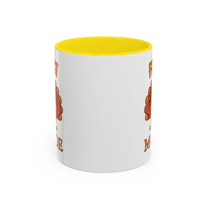 Thanksgiving Feast Mode Coffee Mug, Fun Turkey Mug, Holiday Coffee Cup, Unique Gift for Food Lovers, Fall Celebration Drinkware